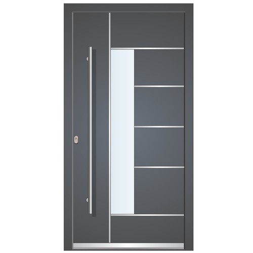Door modern solid external - door,