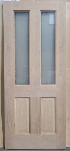Panel obscure glazed oak - 4,