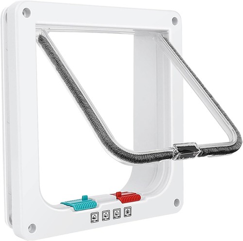Cat door flap - 4-way, pet