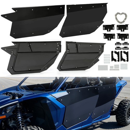Black 4pcs powder coated door - powder,